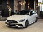 Mercedes-Benz C-klasse 180 AMG Line|PANO|SFEER|BOMVOL, Auto's, Mercedes-Benz, Automaat, Euro 6, 4 cilinders, Wit