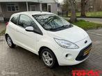 Ford Ka 1.2 Style start/stop, Airco, Lederen APK 6-3-2026, Auto's, Gebruikt, 4 cilinders, 4 stoelen, Wit