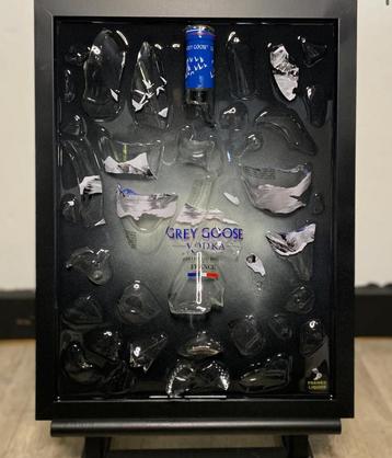 Grey goose bottle art