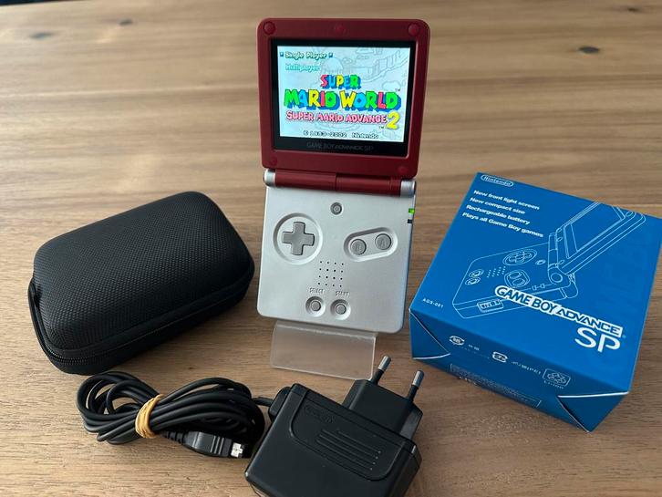 Gameboy Advance SP IPSv5 mod - Mario Edition + Mario game, Spelcomputers en Games, Spelcomputers | Nintendo Game Boy, Refurbished