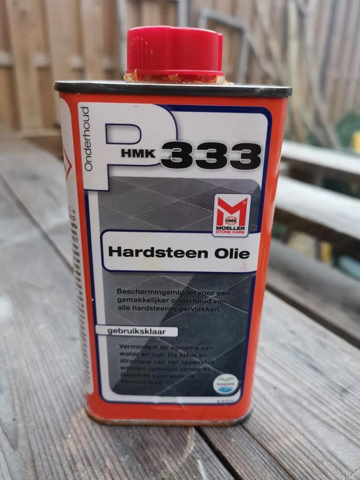 HMK P333 Hardsteen Olie - min. 200ml over, Doe-het-zelf en Verbouw, Overige Doe-het-zelf en Verbouw, Ophalen of Verzenden