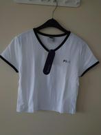 t-shirt croptop Fila maat S Nieuw, Wit, Nieuw, Ophalen of Verzenden, Korte mouw
