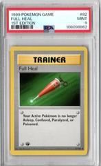 Full heal 1st Edition Psa9 Base set 1999, Ophalen of Verzenden, Nieuw, Losse kaart