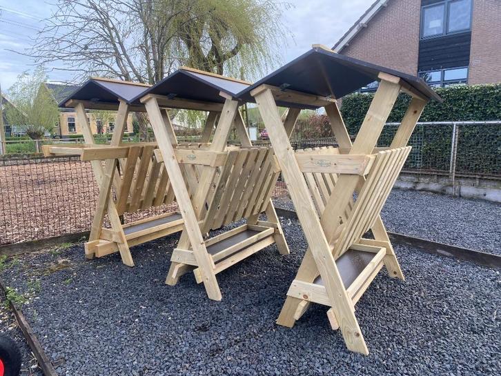 Hooiruiven met voerbak | Geïmpregneerd | Passend advies, Dieren en Toebehoren, Pluimvee, Overige soorten, Geslacht onbekend