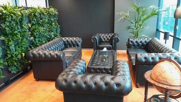 Chesterfield Origineel Brighton Zwart - Complete Set beschikbaar voor biedingen