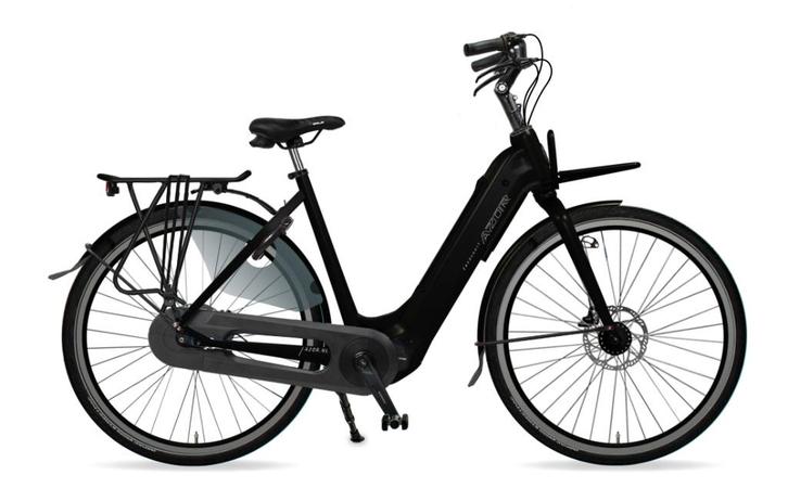 Azor Damesfiets | Zwart Glans | 49 cm | Gratis NL, Fietsen en Brommers, Fietsen | Dames | Damesfietsen, Nieuw, Overige merken