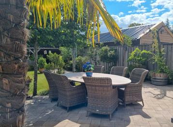 Garden impression tuinset met 6 fauteuils  beschikbaar voor biedingen