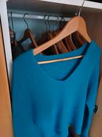 Turquoise trui, maat 42, V-hals, Blauw, Maat 42/44 (L), Ophalen of Verzenden, Onbekend