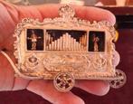 Groot zilveren miniatuur van een draaiorgel, Ophalen of Verzenden, Zilver