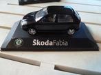 Model auto Skoda Fabia 1:43 zwart, Ophalen of Verzenden, Gebruikt, Auto, Overige merken