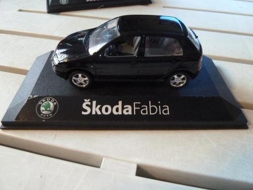 Model auto Skoda Fabia 1:43 zwart, Hobby en Vrije tijd, Modelauto's | 1:43, Gebruikt, Auto, Overige merken, Ophalen of Verzenden