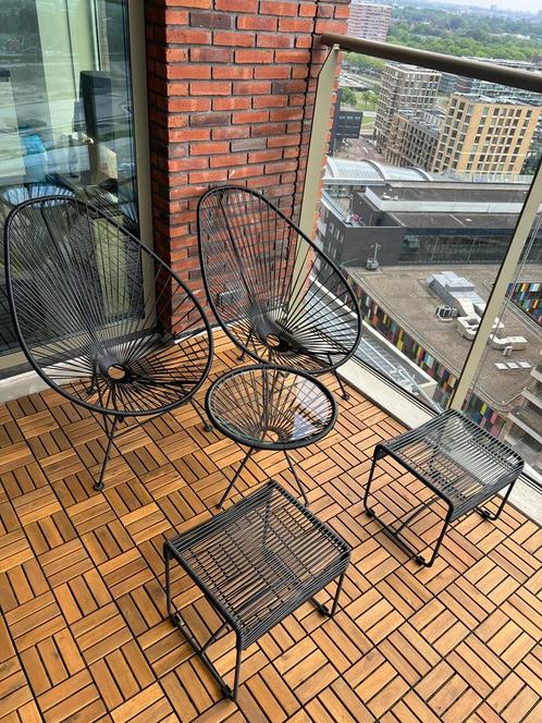 Acapulco stoelset, Tuin en Terras, Tuinstoelen, Zo goed als nieuw, Kunststof, Ophalen of Verzenden