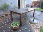 Tuintafel, Tuin en Terras, Ophalen, Gebruikt, Rechthoekig, Hout