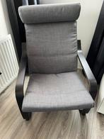 IKEA Poäng fauteuil donkergrijs zwartbruin, Ophalen, Zo goed als nieuw, 75 tot 100 cm, 50 tot 75 cm
