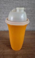 Tupperware shaker 500ML Ø 9,5cm Oranje, Ophalen of Verzenden, Zo goed als nieuw, Oranje, Beker of Kan