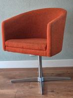Mobitec fauteuil met stalen kruisvoet, Huis en Inrichting, Fauteuils, Ophalen, Zo goed als nieuw