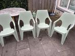 Te Koop: Kunststof stapelstoelen, Tuin en Terras, Ophalen, Gebruikt, Kunststof, Stapelbaar