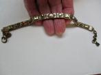 Goudkleur armband merk DYRBERG KERN 17.5 -21 cm. lengte, Verzenden, Zo goed als nieuw, Goud, Overige materialen