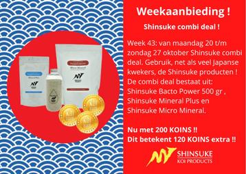 combi deal Shinsuke Koi producten beschikbaar voor biedingen