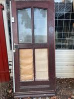 Hardhouten voordeur, Ophalen, Gebruikt, 80 tot 100 cm, Buitendeur