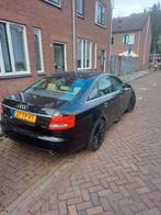 Audi A6 2.4 V6 130KW Multitronic 2007 Zwart, Auto's, Audi, 1800 kg, Zwart, Particulier, 6 cilinders