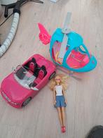 Barbie auto en helikopter, Ophalen of Verzenden, Zo goed als nieuw, Barbie