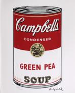 Andy Warhol(1928)Lithografie"Campbells Green Pea Soup"Ges Ge, Antiek en Kunst, Kunst | Litho's en Zeefdrukken, Ophalen of Verzenden