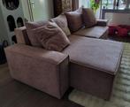 Roze (slaap)bank, Ophalen, Gebruikt, Stof, 200 tot 250 cm