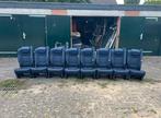Blauw stoffen stoelen met ingebouwde 3p gordel isofix camper, Auto-onderdelen, Interieur en Bekleding, Opel, Ophalen of Verzenden