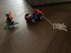 Lego Marvel spiderman: Auto achtervolging 76133, Ophalen of Verzenden, Zo goed als nieuw, Complete set, Lego