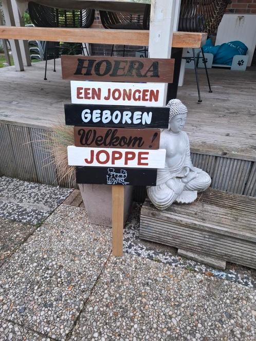 Geboorte wegwijzer Aankondigingsborden div soorten leverbaar, Kinderen en Baby's, Kraamcadeaus en Geboorteborden, Nieuw, Geboortebord