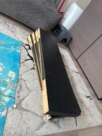 4x IKEA LACK ZWART - Tafelblad/Wandplank, Huis en Inrichting, Woonaccessoires | Wandplanken en Boekenplanken, Ophalen, Gebruikt