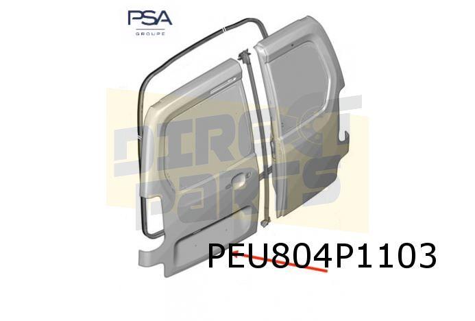 Peugeot/Citroen/Opel/Toyota (1/19-) achterdeur links (bij ca