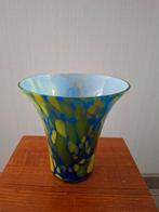 Spatterglas Murano vaas art deco stijl, Ophalen of Verzenden