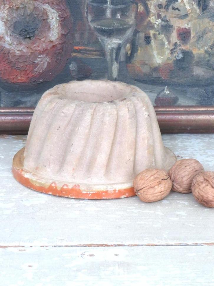 Antieke Franse bakvorm/ puddingvorm, Antiek en Kunst, Antiek | Servies los, Ophalen of Verzenden
