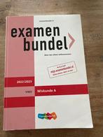 Examenbundel Wiskunde A VWO 2022/2023, Ophalen of Verzenden, Zo goed als nieuw, VWO, Wiskunde A