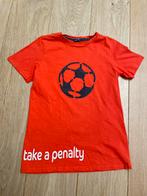 Voetbalshirt oranje shirt maat 134/140. Take a penalty, Kinderen en Baby's, Ophalen of Verzenden, Zo goed als nieuw, Shirt of Longsleeve