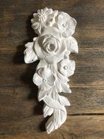 klein bloemen-ornamentje gips 26x11 cm, Ophalen of Verzenden