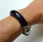 Vintage etnische hoorn bangle armband, Sieraden, Tassen en Uiterlijk, Ophalen of Verzenden, Overige materialen, Armband