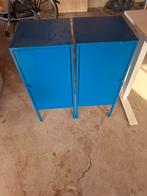 Ikea Lixhult kastjes - 2 stuks blauw, locker kast, Ophalen of Verzenden