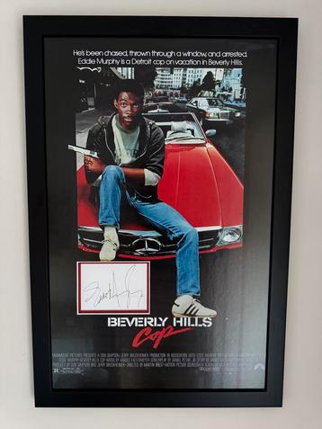 EDDIE MURPHY Signed 24x15 Photo Display BEVERLY HILLS COP. beschikbaar voor biedingen