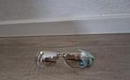 zonnebril diva level one zilver spiegelglas vintage retro, Ophalen of Verzenden, Zo goed als nieuw, Zonnebril, Ray-Ban