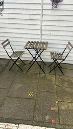 Bistro tuinset Ikea, Tuin en Terras, Ophalen, Zo goed als nieuw, Hout, 2 zitplaatsen