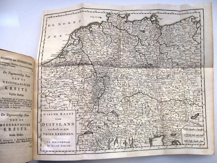 Salmon 1736-7 Tegenwoordigen Staat van t Duitsche Keizerryk, Antiek en Kunst, Antiek | Boeken en Bijbels, Ophalen of Verzenden