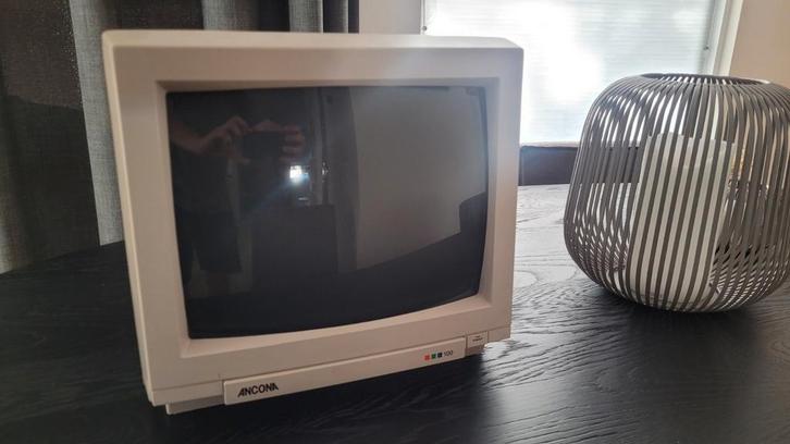 Ancona 100 crt monitor 14 inch, Computers en Software, Vintage Computers, Ophalen
