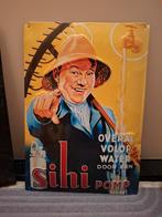 Metalen reclamebord Sihi pompen, Ophalen of Verzenden, Reclamebord