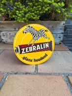 Zebralin brasso oud reclame bordje kruidenier grutter winkel, Verzamelen, Ophalen of Verzenden, Gebruikt, Reclamebord