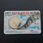 5 euro in coincard het rode kruis vijfje UNC, Ophalen of Verzenden, Koningin Beatrix, Euro's