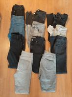 11 dames spijkerbroeken - zwart - blauw - grijs maat 36, Blauw, W28 - W29 (confectie 36), Ophalen of Verzenden, Zo goed als nieuw