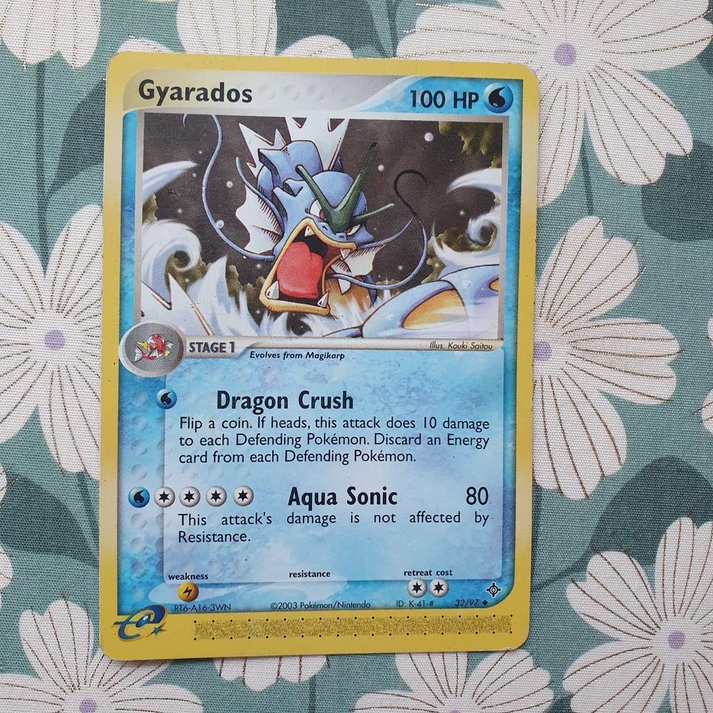 Gyarados 32/97 pokemon kaart, Ophalen of Verzenden
